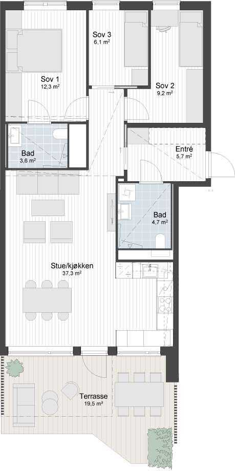 Plantegning 1